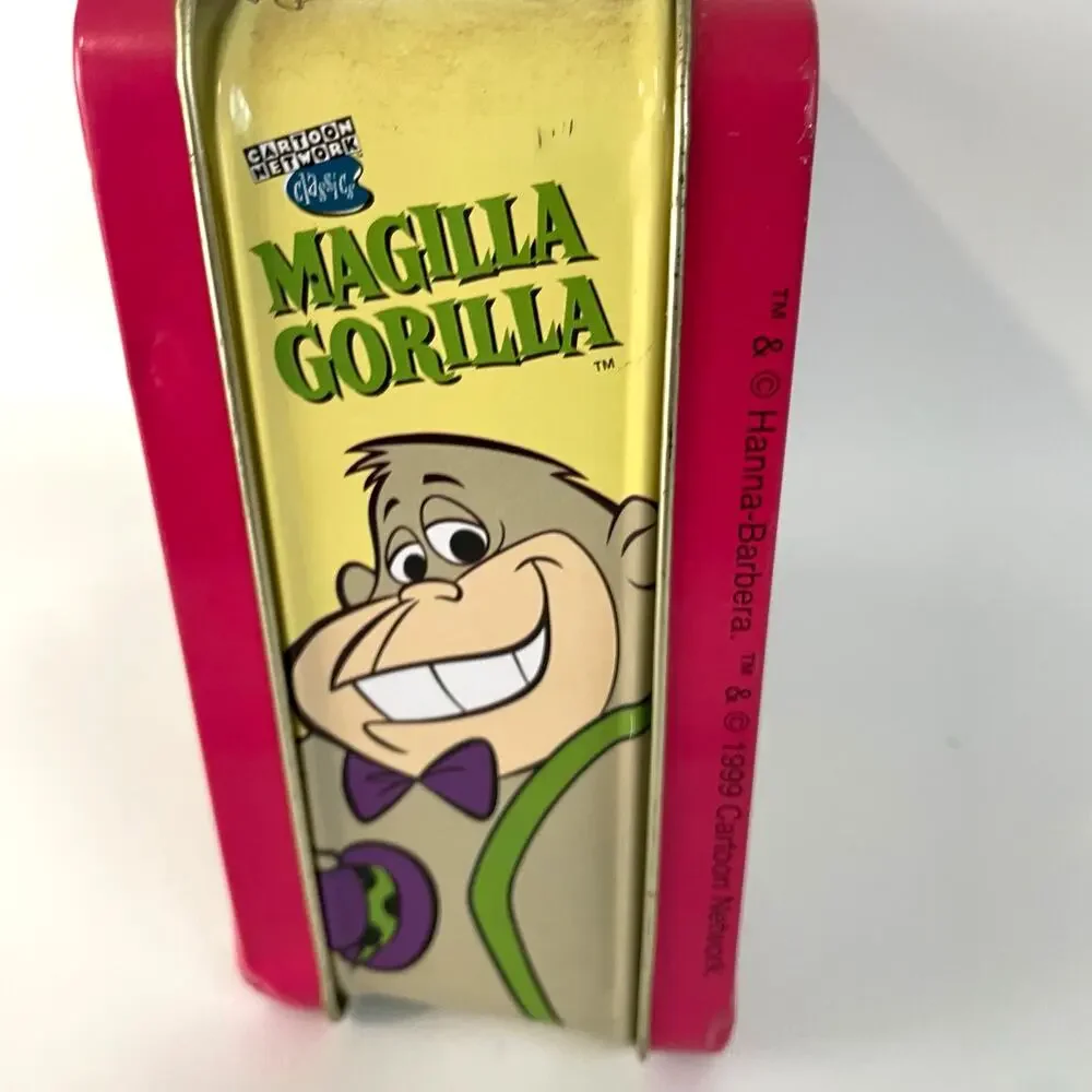 Vintage Cartoon Network 1999 Manila Gorilla Metal Lunch Box 7x6x3 Rare - Picture 8 of 12